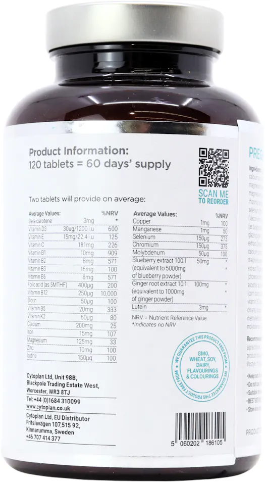 Cytoplan Pregna-Plan 120 Tablets - 2