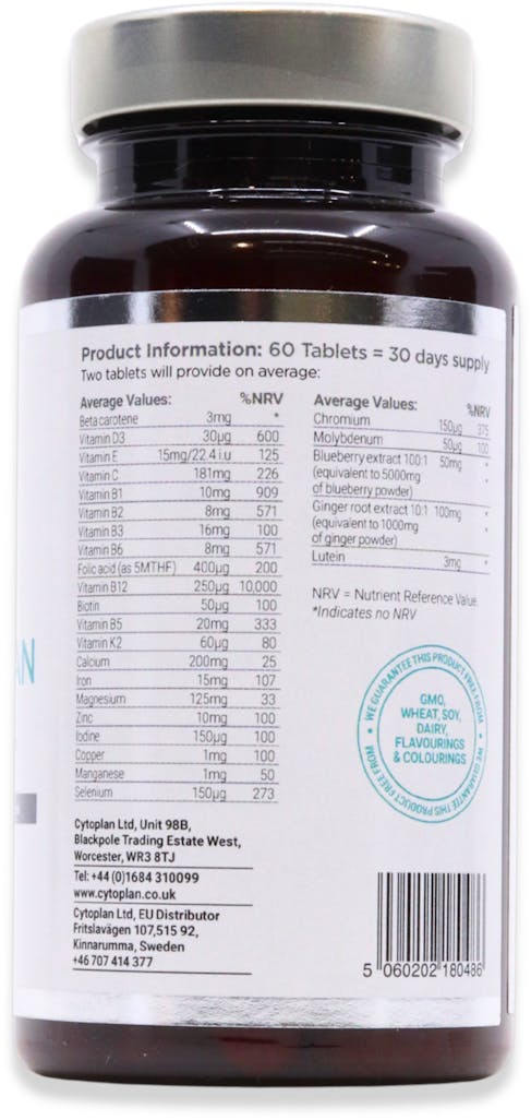 Cytoplan Improved Pregna-Plan 60 Tablets - 2
