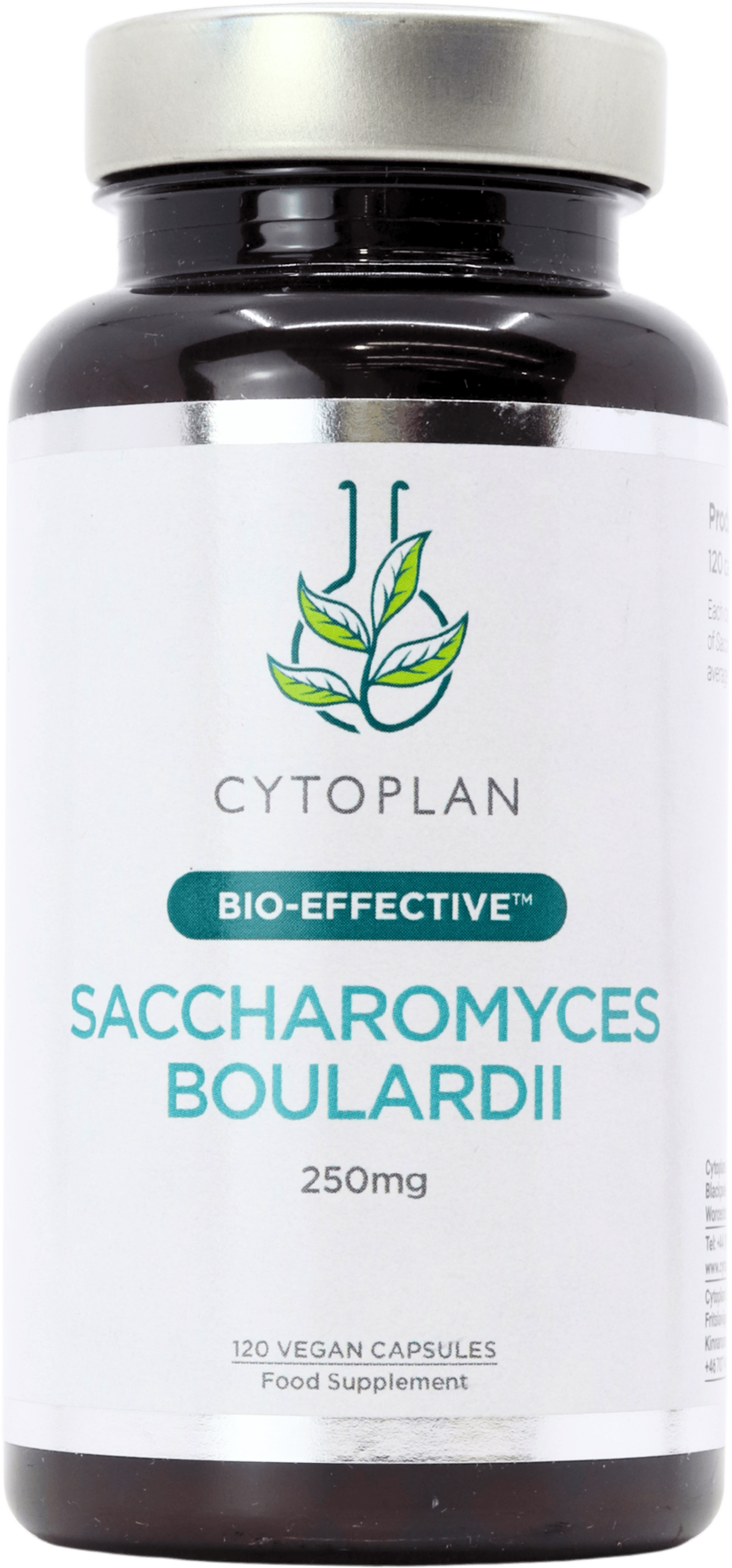 Cytoplan Saccharomyces Boulardii 250mg 120 Capsules