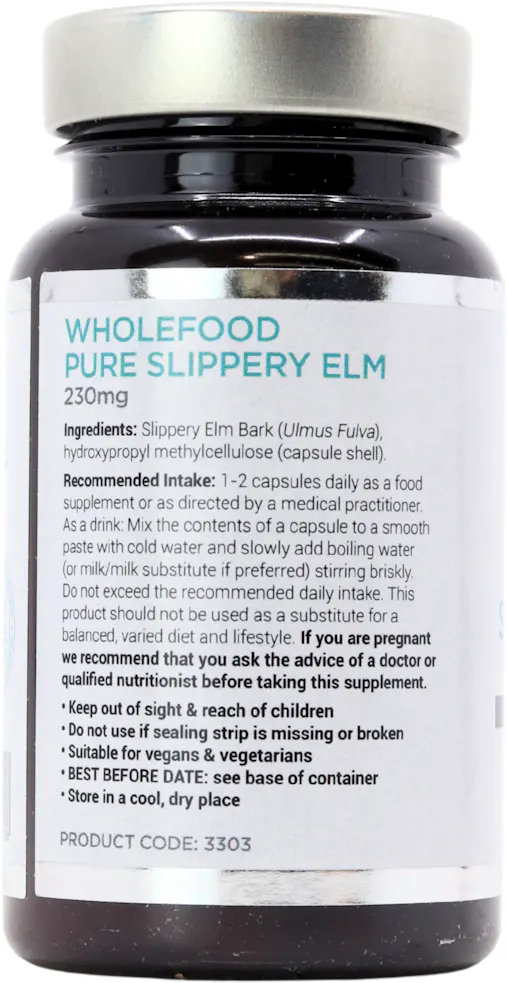 Cytoplan Slippery Elm 230mg 60 Capsules - 3