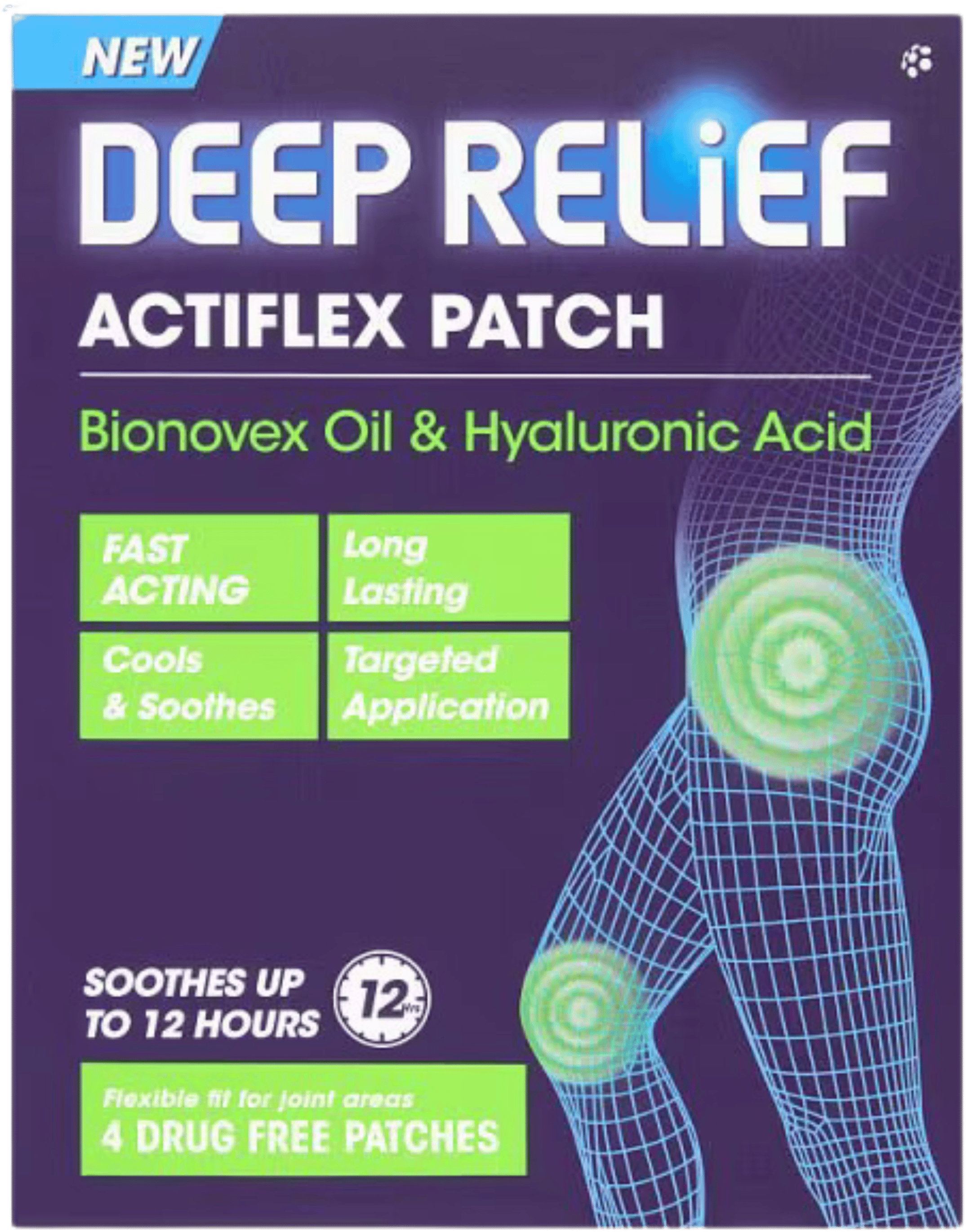 Deep Relief Actiflex 4 patches