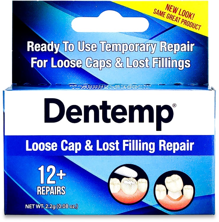 Dentemp Maximum Strength Lost Fillings and Loose Caps Repair - Temporary  Tooth Filling Kit (Pack of 1) - Tooth Cap Repair - Dental Repair Kit
