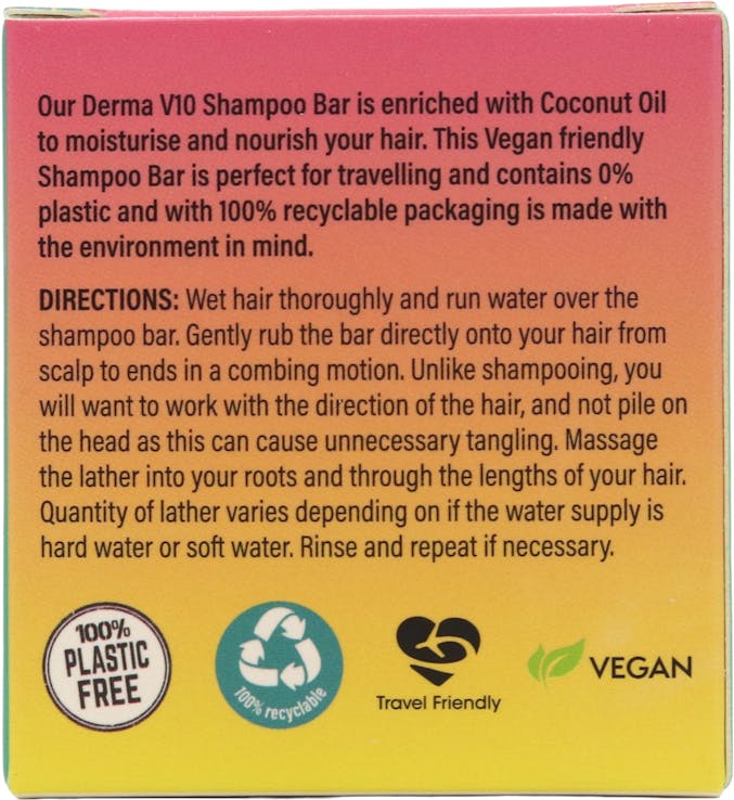 Derma V10 50g Shampoo Bar Coconut - 2