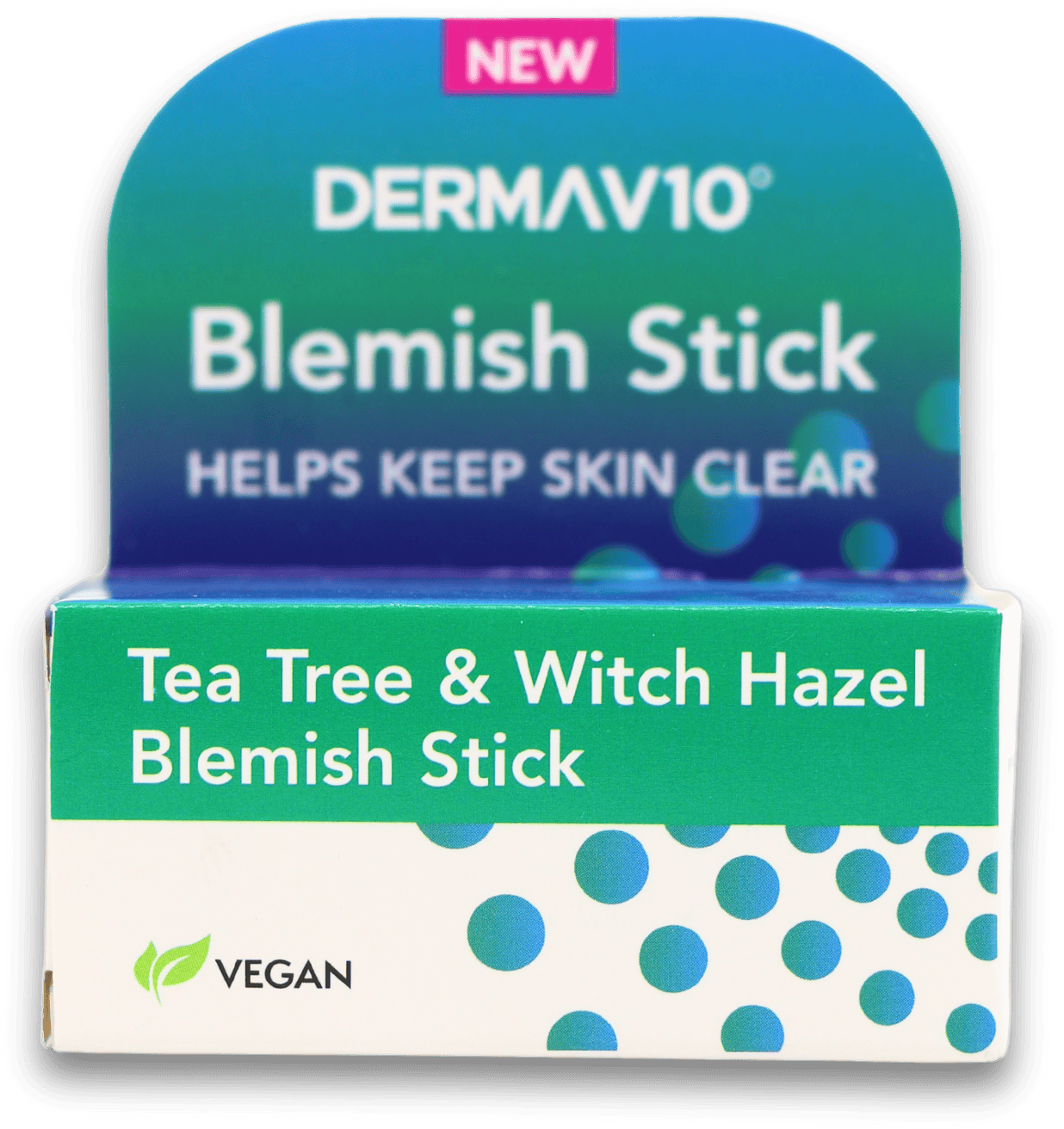 DERMAV10 Tea Tree & Witch Hazel Blemish Stick 6g