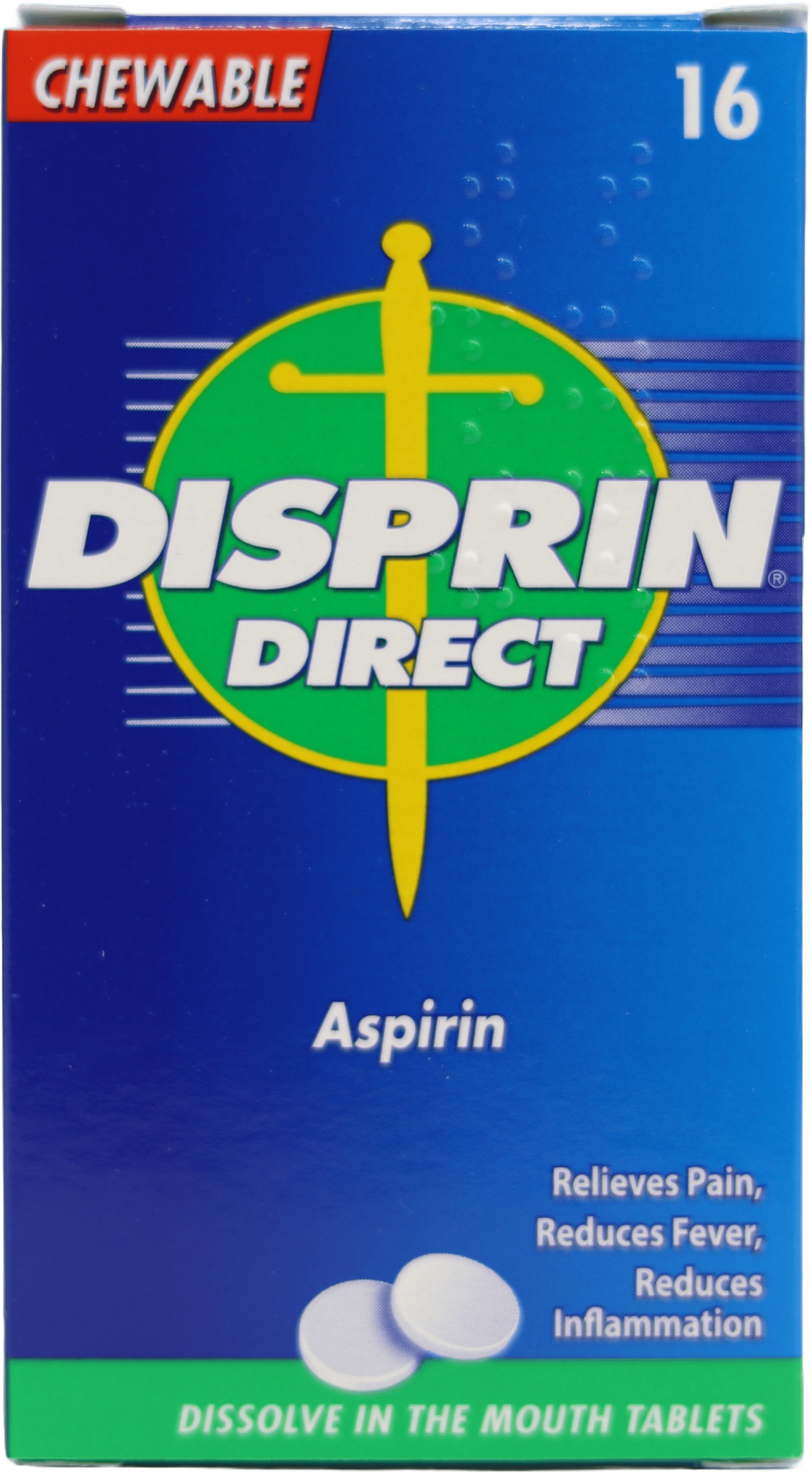 Disprin Direct 16 Chewable Tablets