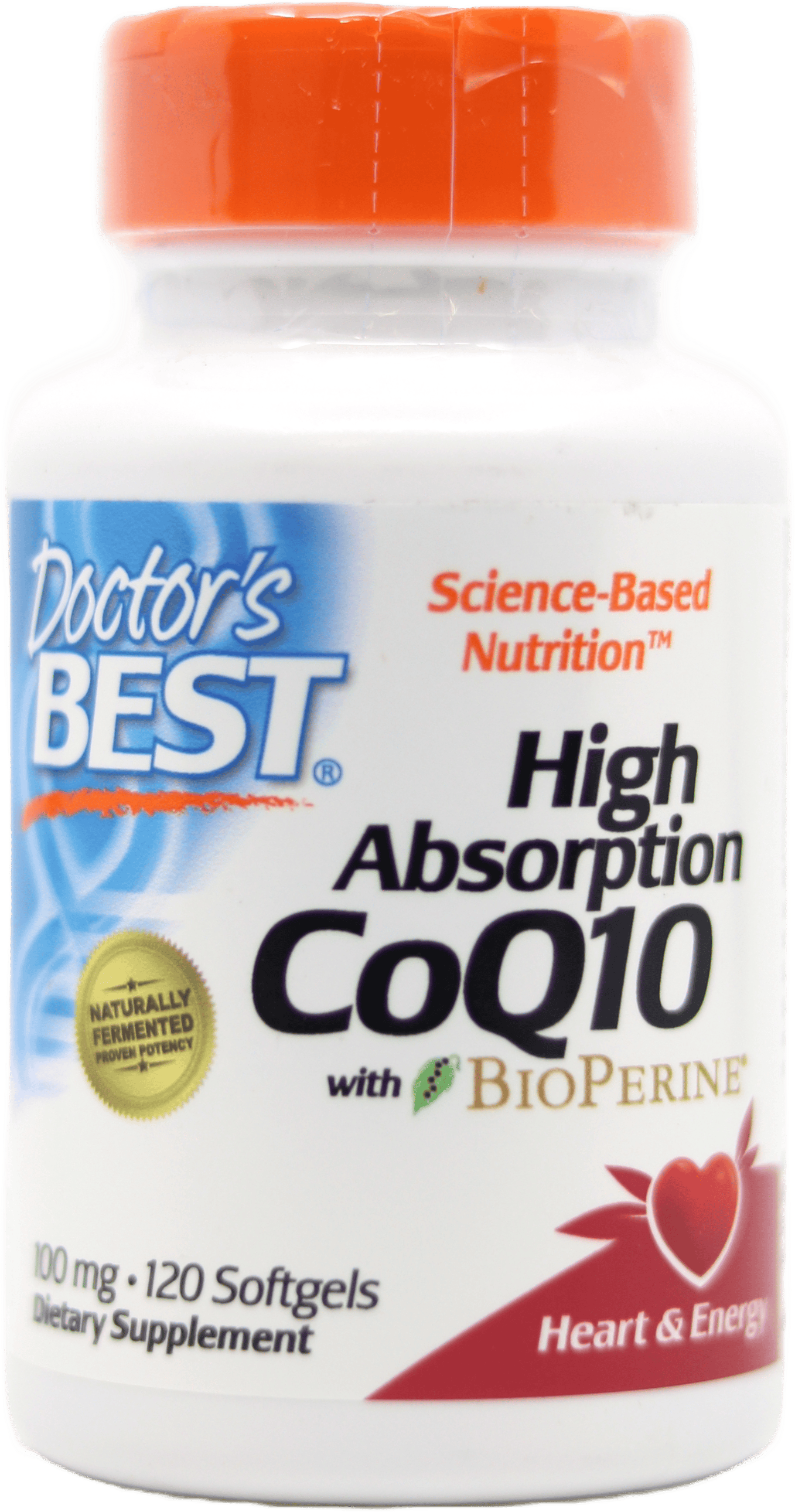 Doctor's Best High Absorption CoQ10 with BioPerine 100 mg 120 Softgels