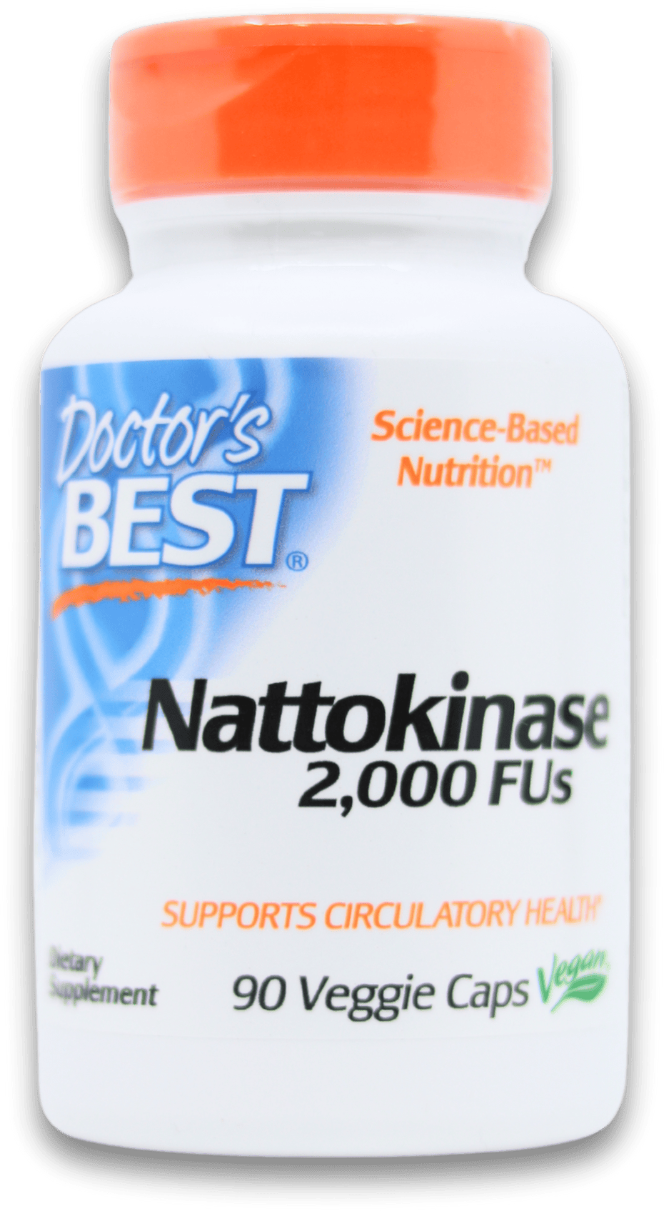 Doctor's Best Nattokinase 2000 FUs 90 Veggie Caps