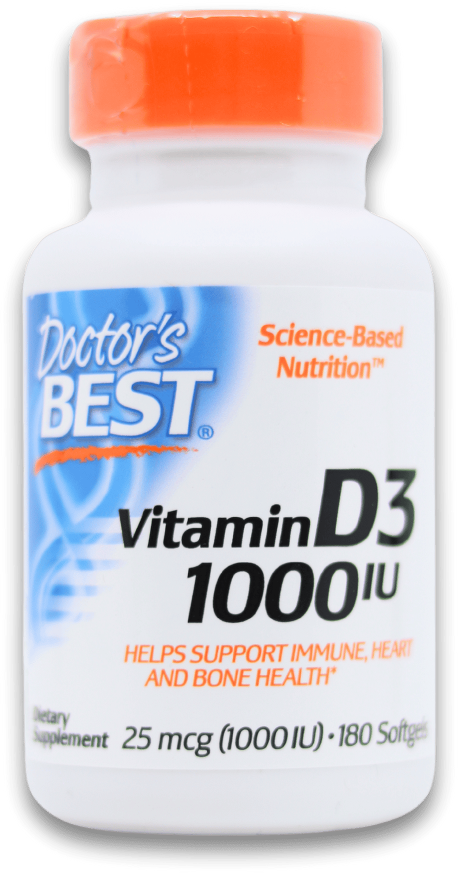 Doctor's Best Vitamin D3 1000IU 180 Softgels