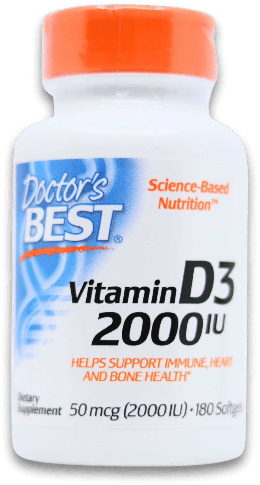 Doctor's Best Vitamin D3 2000IU 180 Softgels