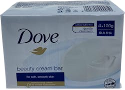 Dove Beauty Cream Bar 100g 4 Pack