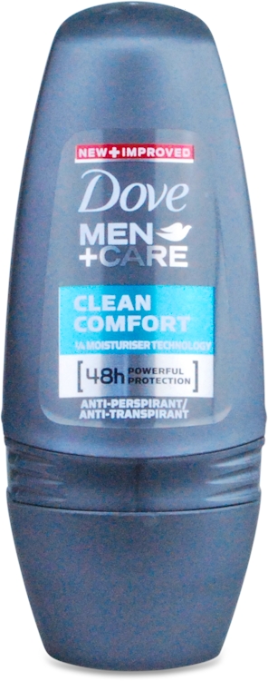 Photos - Deodorant Dove for Men Clean Comfort  Roll On 50ml 