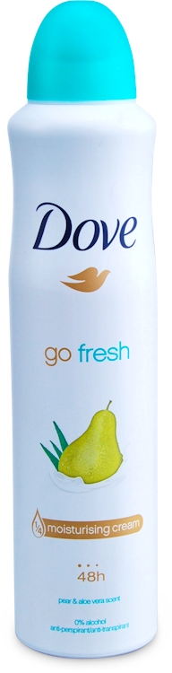 Photos - Deodorant Dove Go Fresh Antiperspirant  Pear & Aloe 250ml 