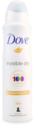 Dove Invisible Dry Aerosol Antiperspirant Deodorant 150ml