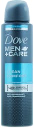 Dove Men+Care Clean Comfort Antiperspirant 150ml