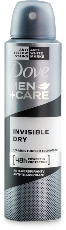 Photos - Deodorant Dove Men+Care Invisible Dry  Spray 150ml 