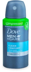 Dove Men Clean Comfort Compressed Antiperspirant Deodorant 75ml