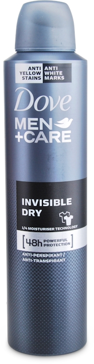 Photos - Deodorant Dove Men+Care Invisible Dry Antiperspirant  Spray 250ml 