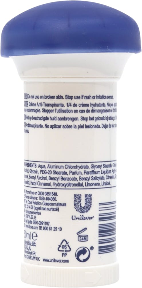 Dove Original Cream Antiperspirant Deodorant 50ml - 2