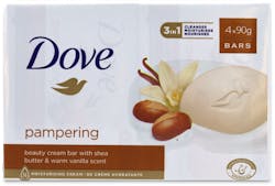Dove Purely Pampering Shea Butter Beauty Soap Bar 90g 4 Pack