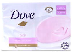 Dove Soap Pink 4x100g Bar