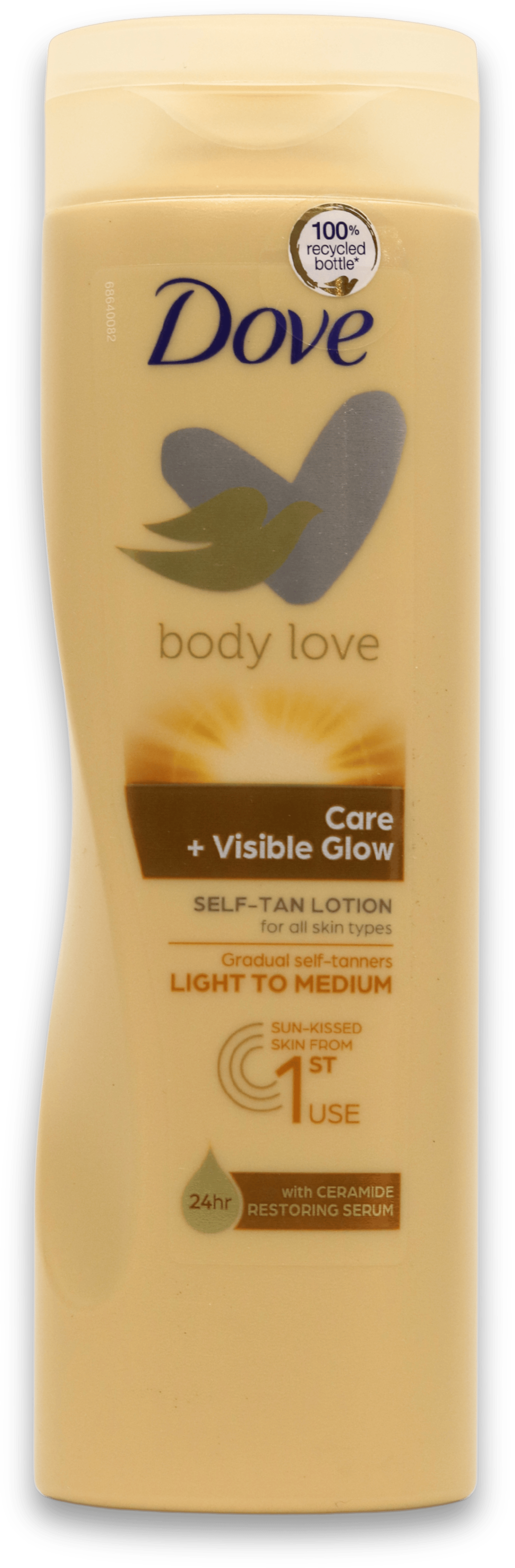 Dove Care + Visible Glow Self-Tan Lotion Light to Medium 250ml