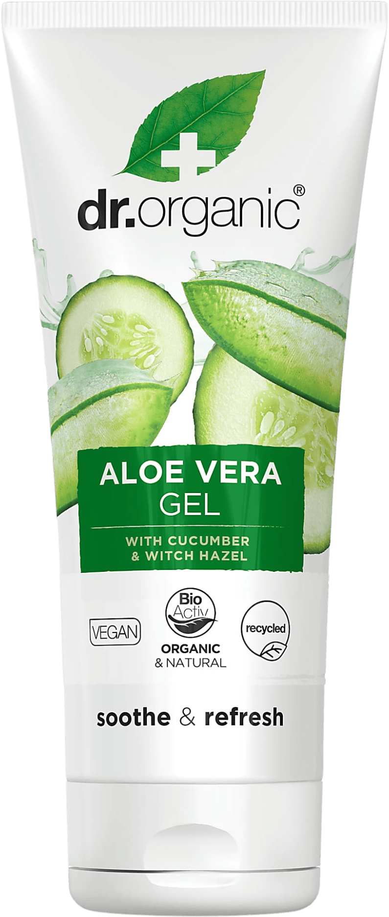 Dr. Organic Aloe Vera Gel with Cucumber 200ml