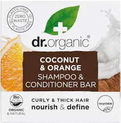 Dr. Organic Coconut & Orange Shampoo & Conditioner Bar 75g