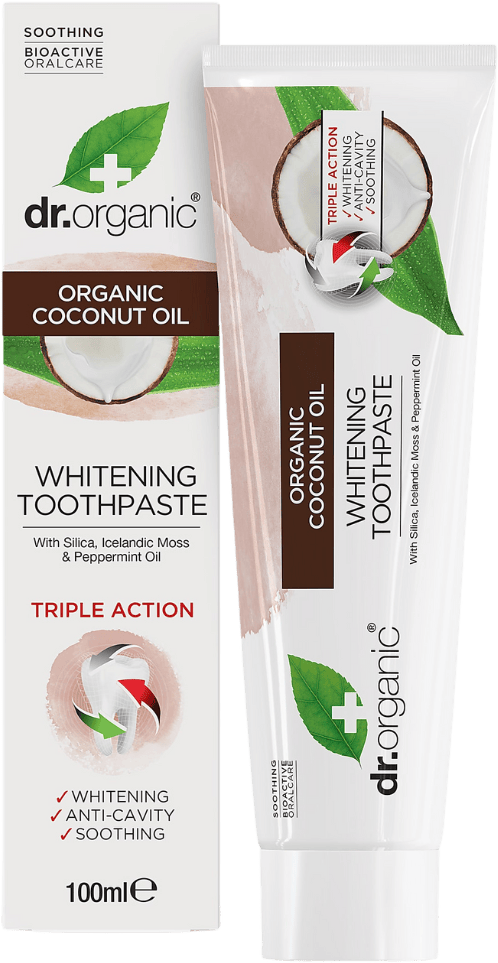 Dr. Organic Coconut Oil Toothpaste 100ml