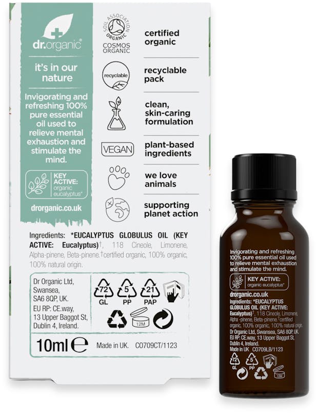 Dr. Organic Eucalyptus Essential Oil 10ml - 2