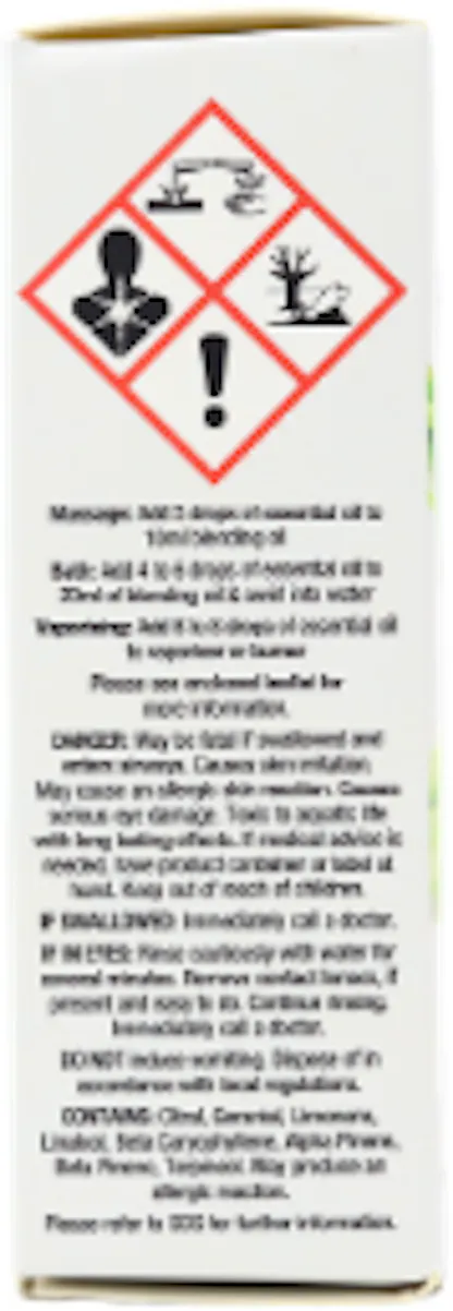 Dr. Organic Lemon Grass Essential Oil 10ml - 4