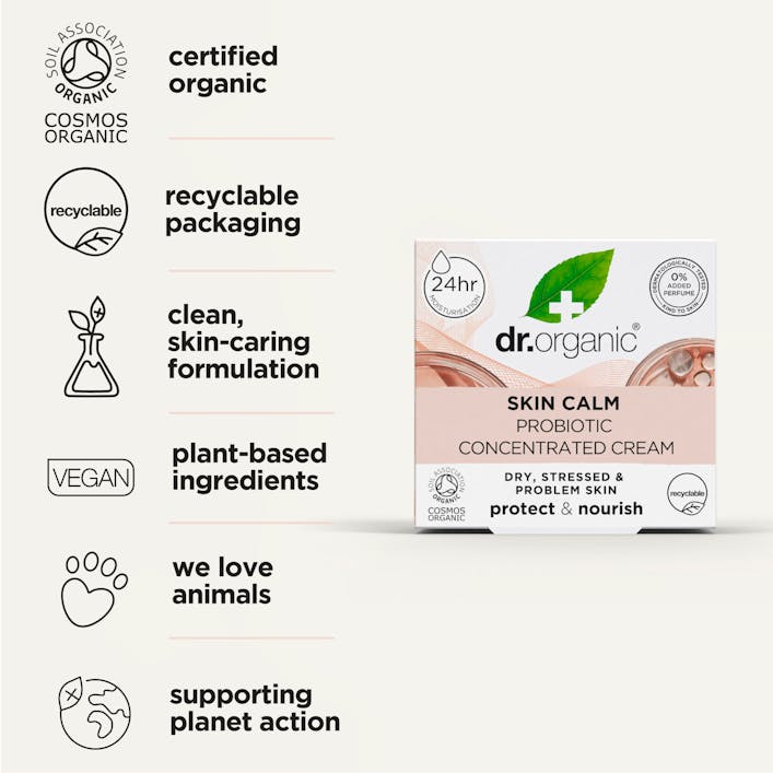 Dr. Organic Skin Calm Probiotic Concentrated Cream 50ml - 3
