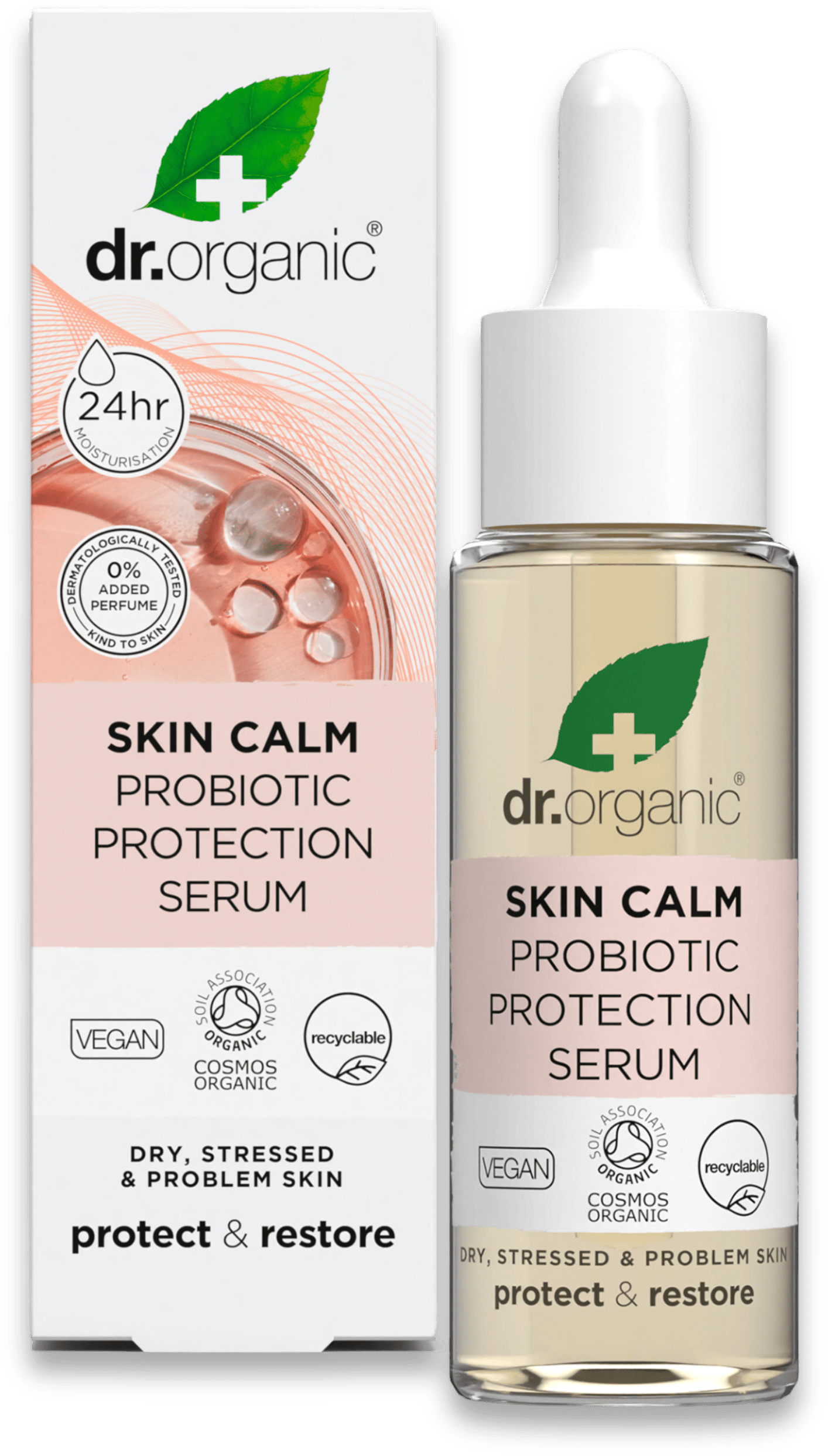 Dr. Organic Skin Calm Probiotic Protection Serum 30ml