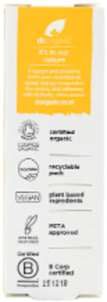 Dr. Organic Sweet Orange Essential Oil 10ml - 4