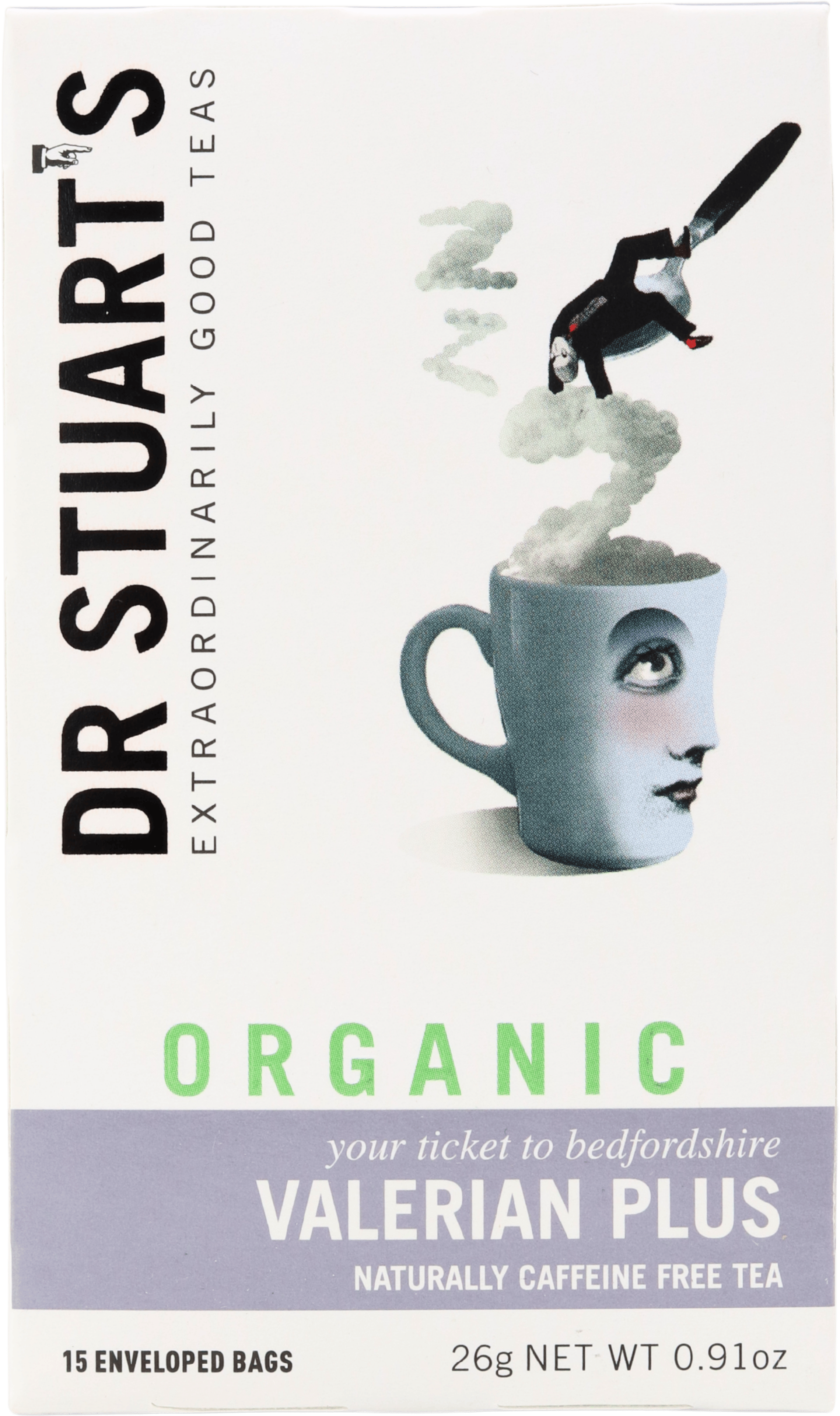 Dr Stuarts Organic Valerian Plus Tea 15 Pack