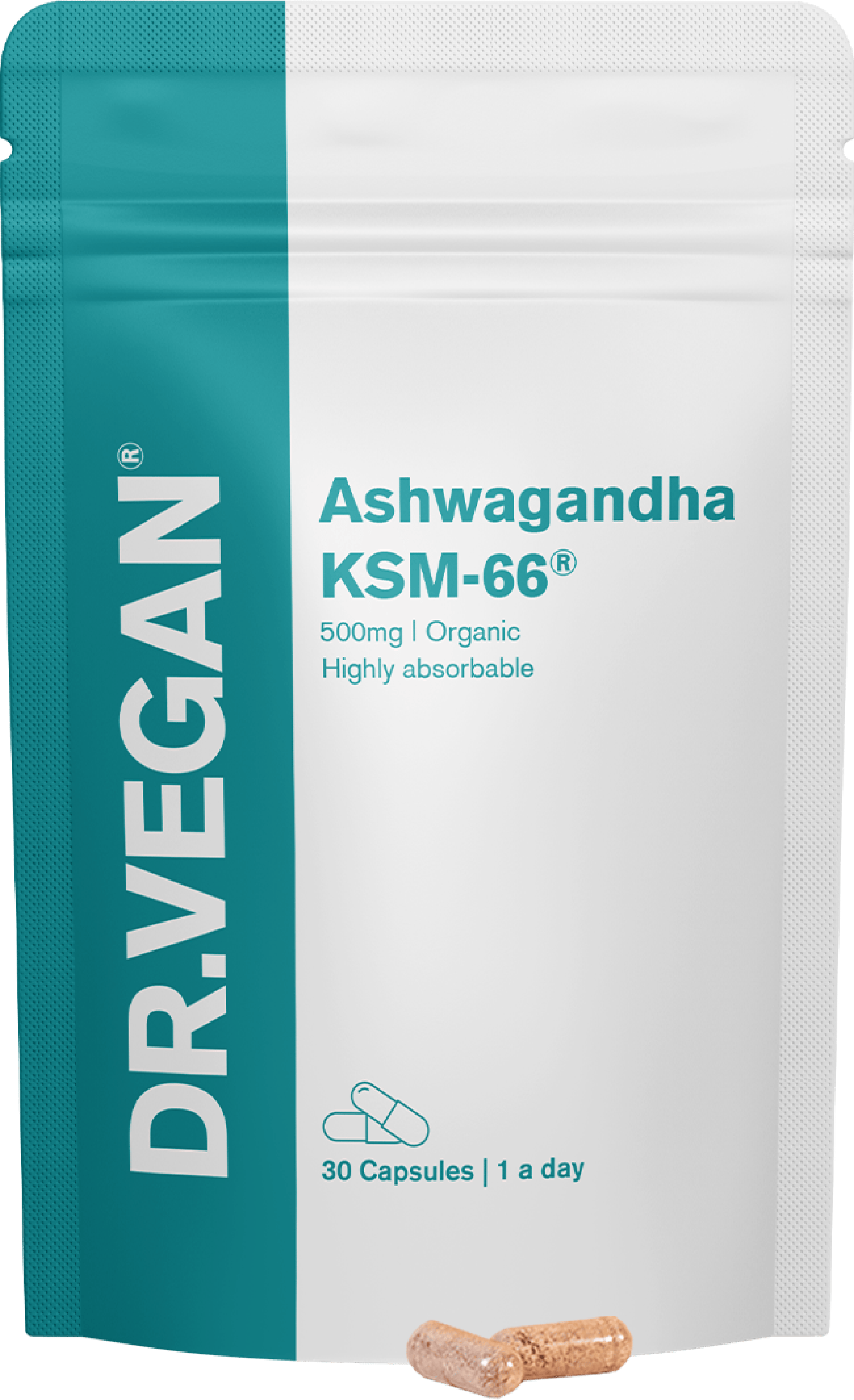 DR.VEGAN Ashwagandha KSM-66 500mg 30 Capsules