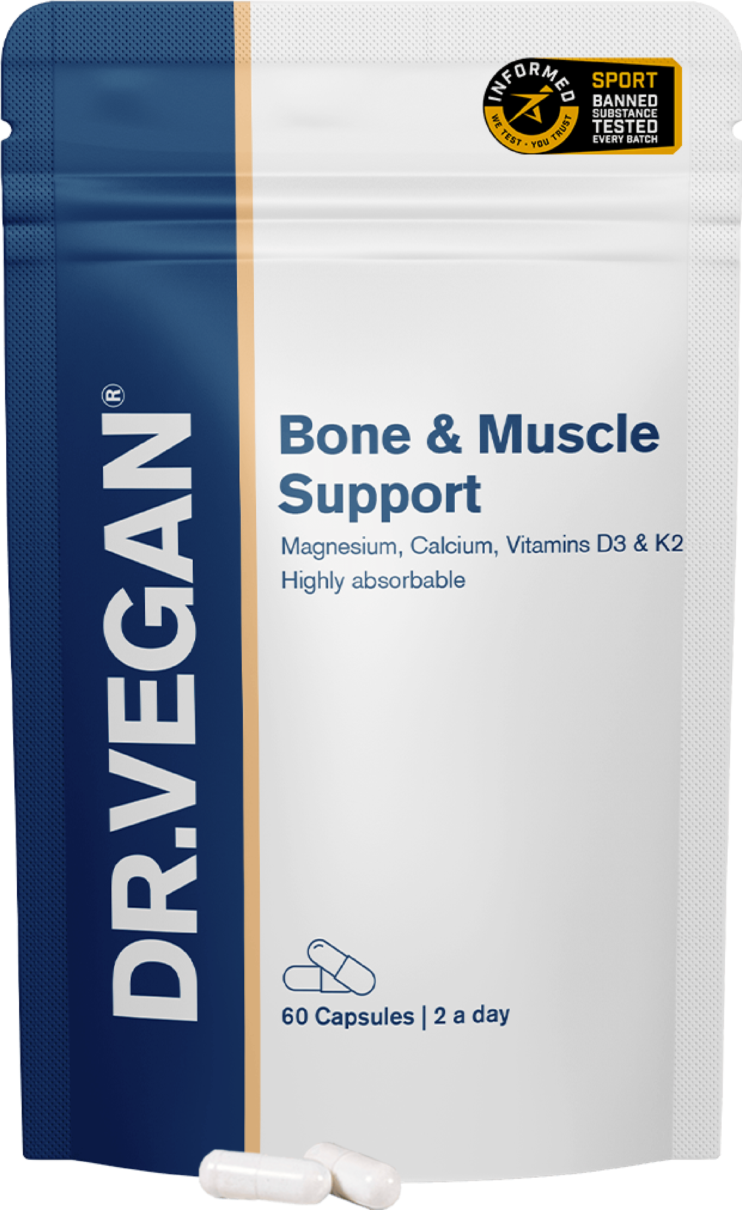 DR.VEGAN Bone & Muscle Support 60 Capsules
