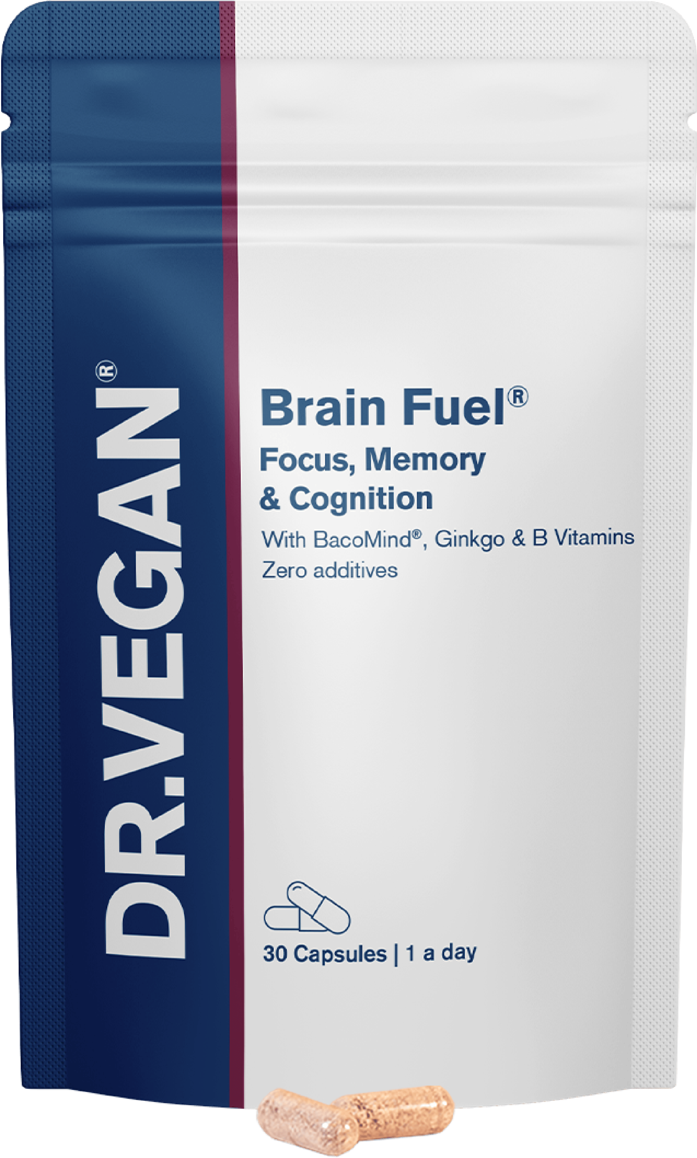 DR.VEGAN Brain Fuel Focus, Memory & Cognition 30 Capsules