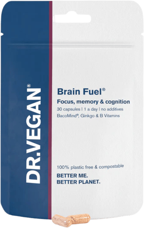 DR.VEGAN Brain Fuel Focus, Memory &amp; Cognition 30 Capsules