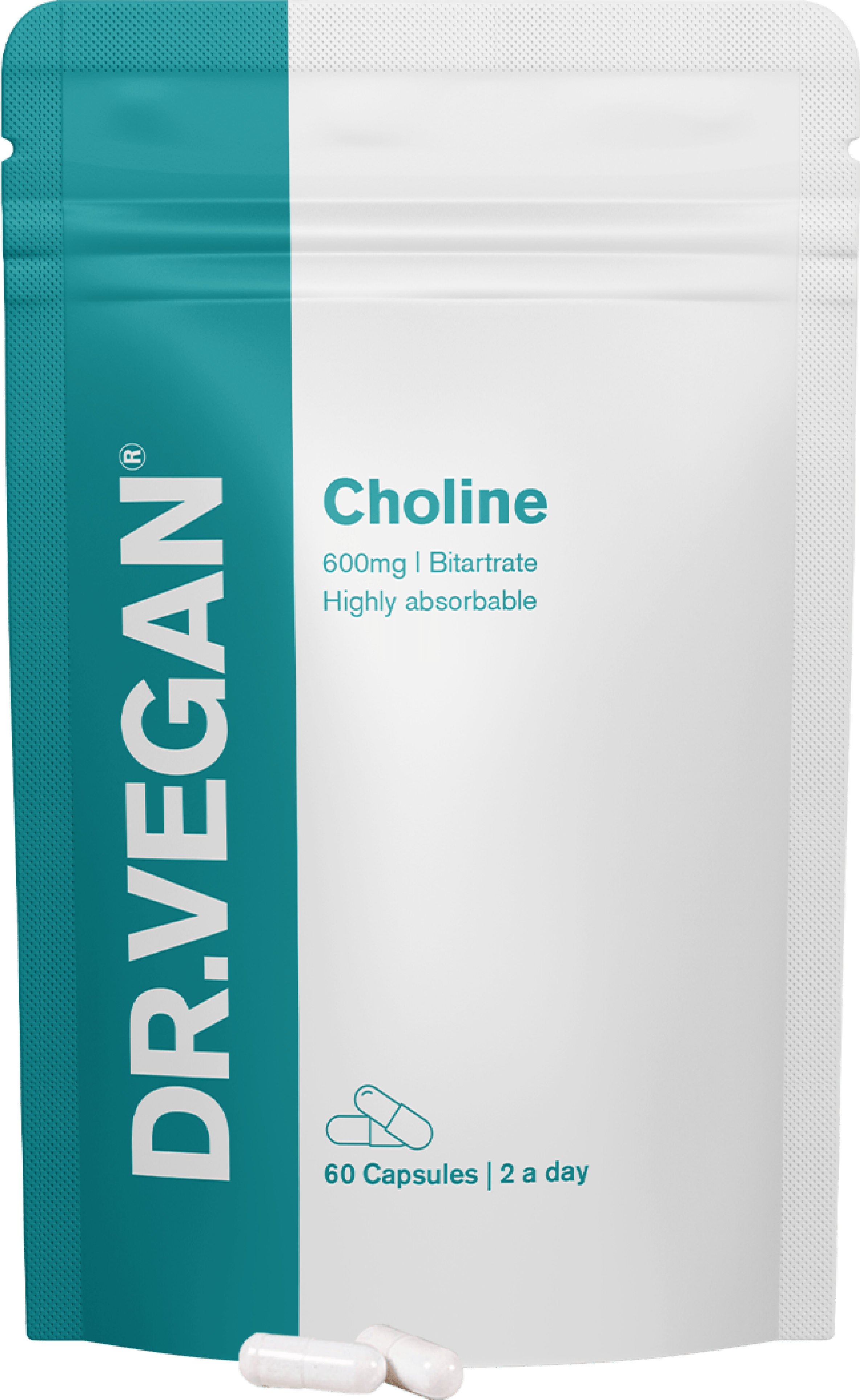 DR.VEGAN Choline 600mg 60 Capsules