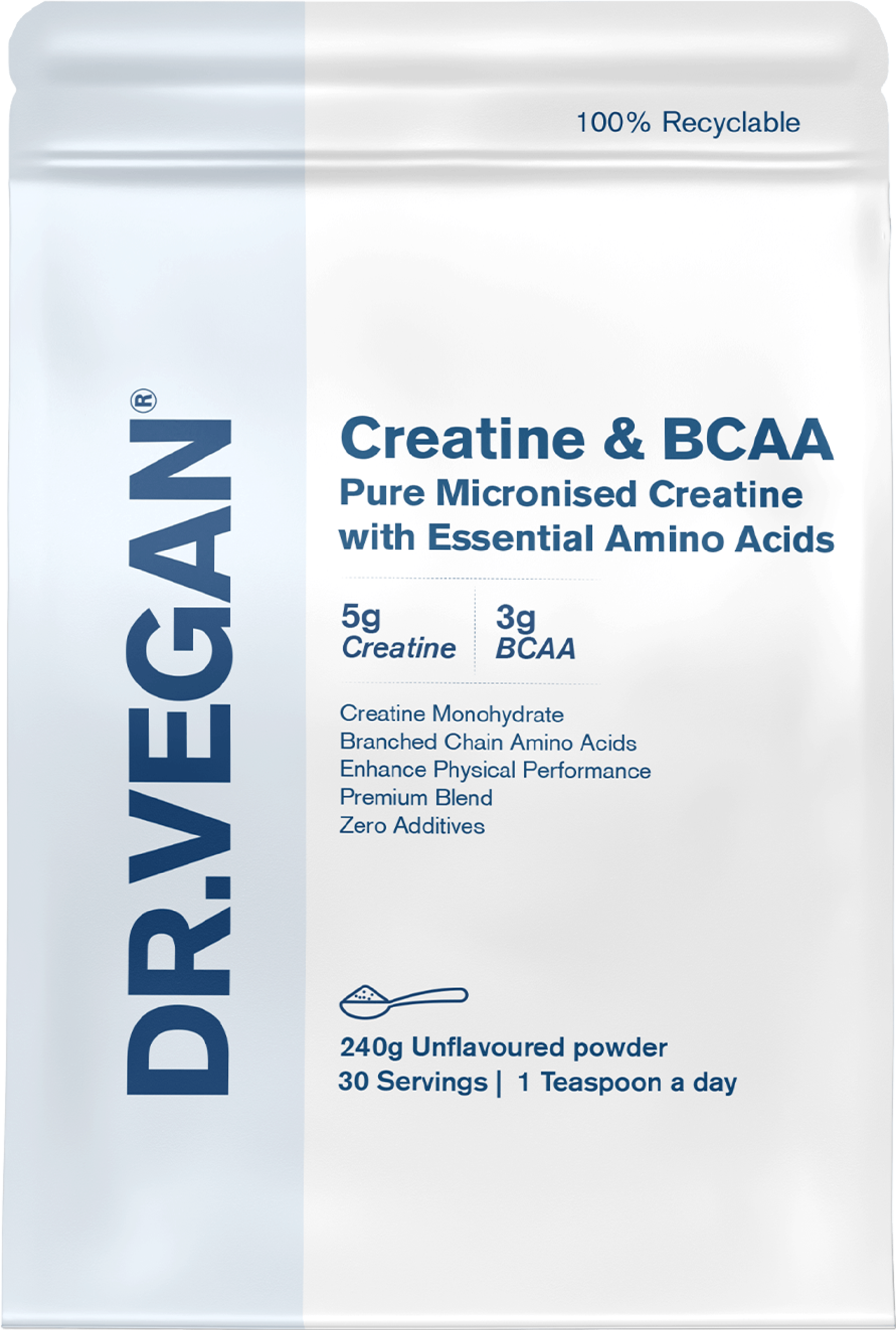 DR. VEGAN Creatine & BCAA Unflavoured 240g