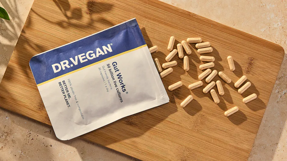 DR.VEGAN Gut Works Pre & Probiotic 50bn CFU 30 Capsules - 2