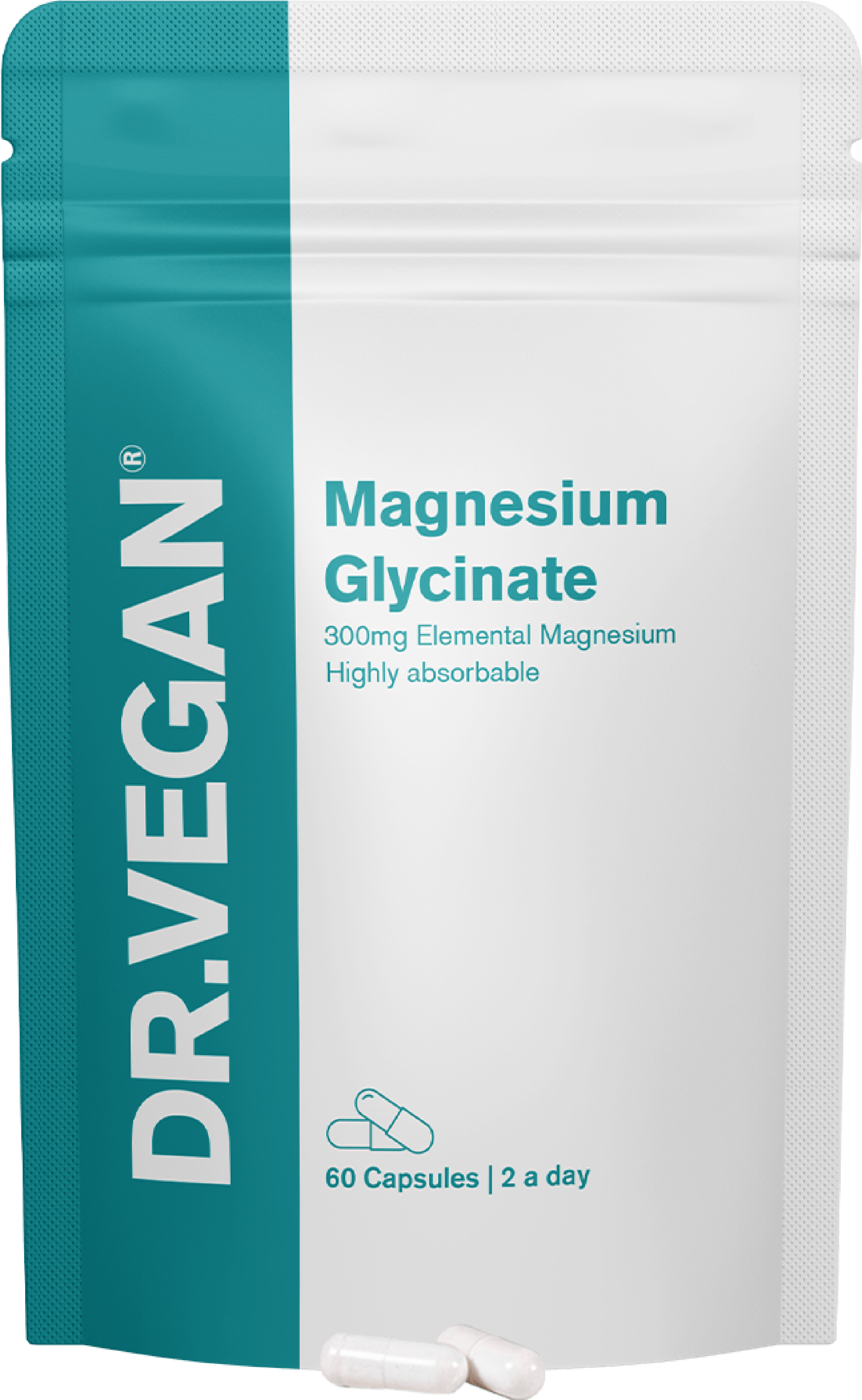 DR VEGAN Magnesium Glycinate 300mg 60 Capsules