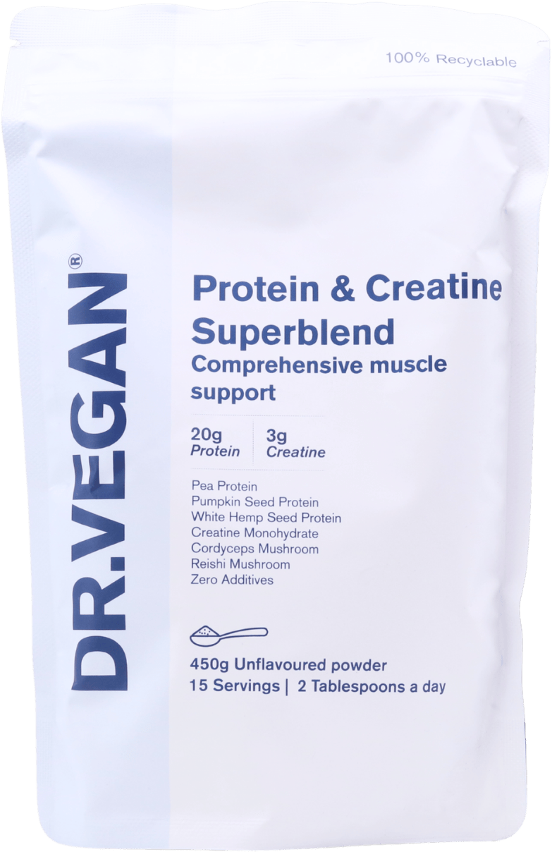 DR. VEGAN Protein & Creatine Superblend Unflavoured 450g
