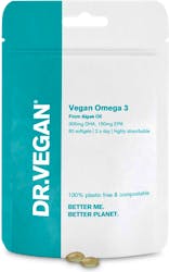DR.VEGAN Vegan Omega 3 300mg DHA 150 EPA 60 Softgels