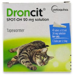 Droncit Spot on 0.5ml for Cats 4 Pack