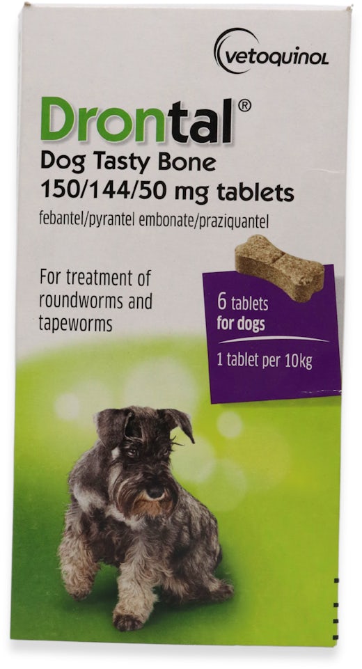 Drontal Dog Tasty Bone Tablets medino - Main Image