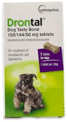 Drontal Dog Tasty Bone 6 Tablets