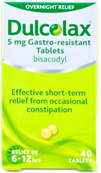 Dulcolax 5mg Gastro-Resistant 40 Tablets