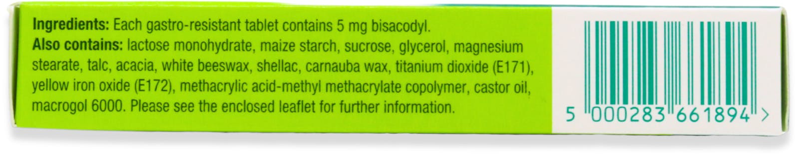 Dulcolax Adult  5mg Gastro-Resistant 20 Tablets - 3