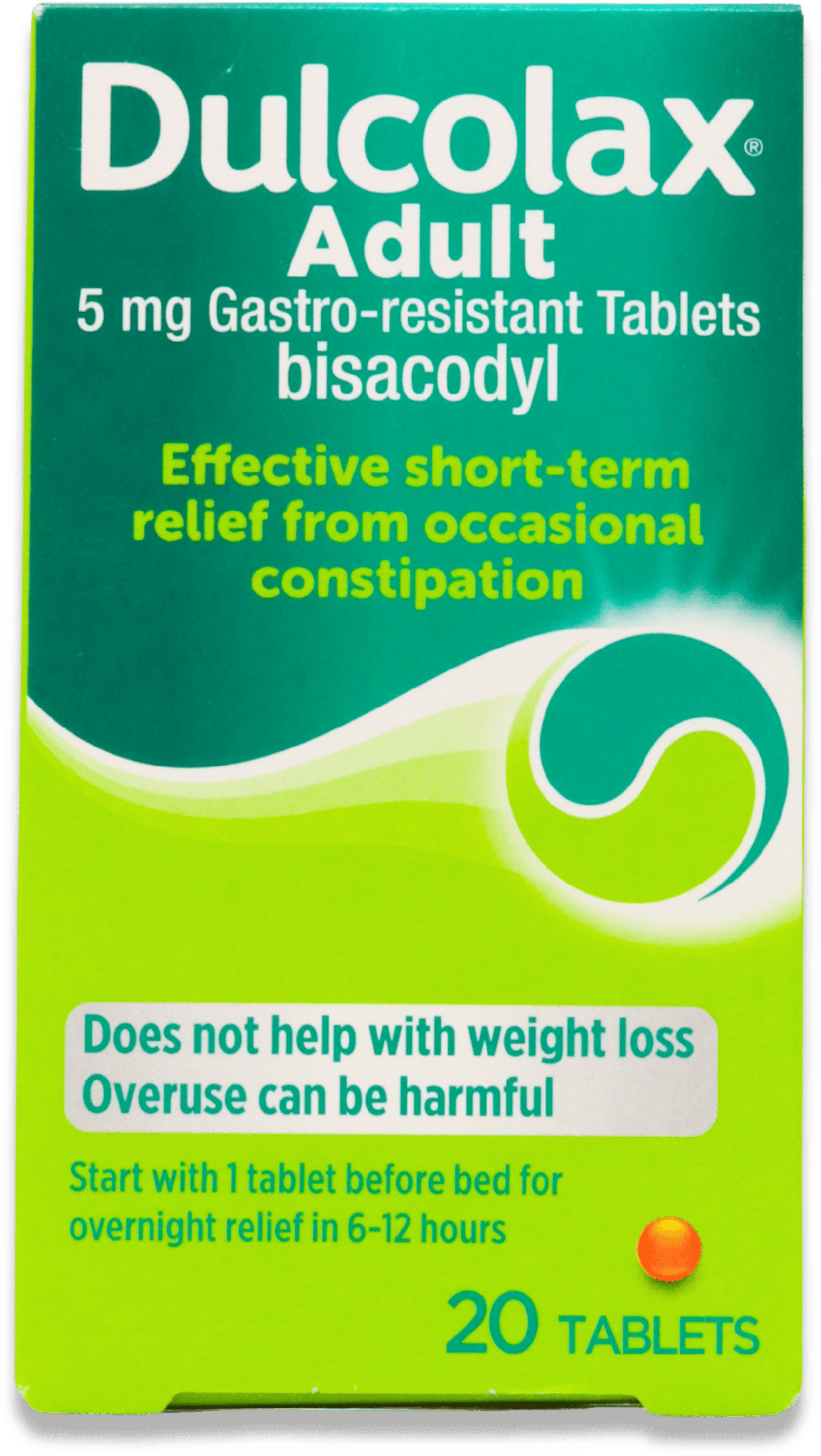 Dulcolax Adult  5mg Gastro-Resistant 20 Tablets